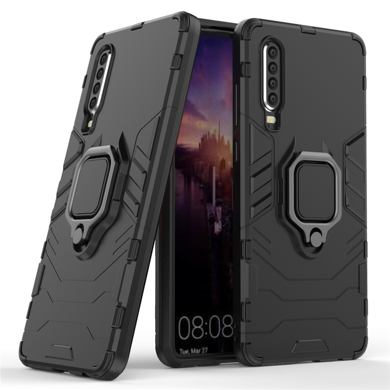 Бронированный металлический кольцевой чехол для телефона huawei 6X P20 Lite P Smart Z Plus 2019 Y9